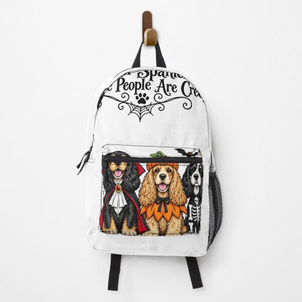 Item preview, Cocker Spaniels Because People are Creepy Halloween Dogs designed and sold by HenikaPonko.