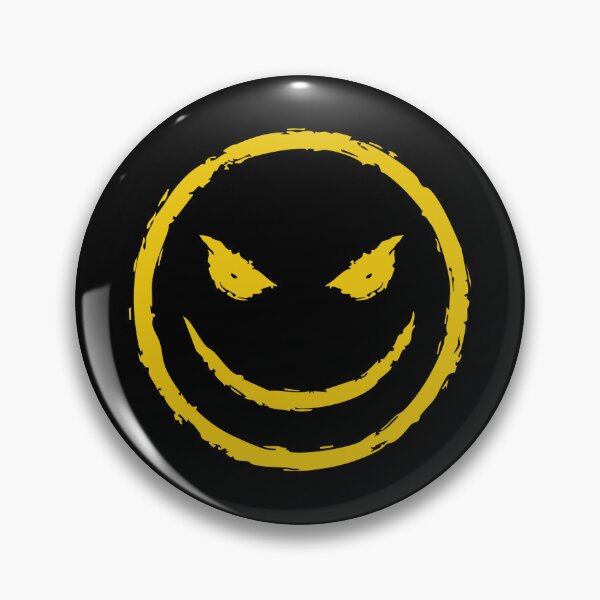 Item preview, Sinister Grinning Face Distressed Emblem designed and sold by AhmedZouita.