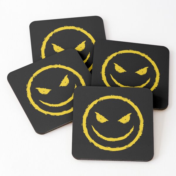 Item preview, Sinister Grinning Face Distressed Emblem designed and sold by AhmedZouita.