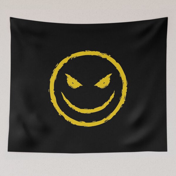 Item preview, Sinister Grinning Face Distressed Emblem designed and sold by AhmedZouita.