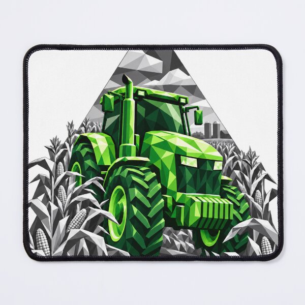 Item preview, Crystal green tractor among corn designed and sold by danart7.