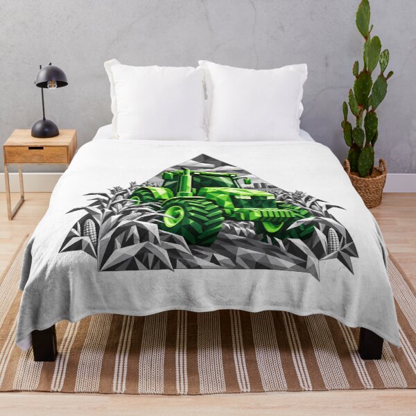 Item preview, Crystal green tractor among corn designed and sold by danart7.