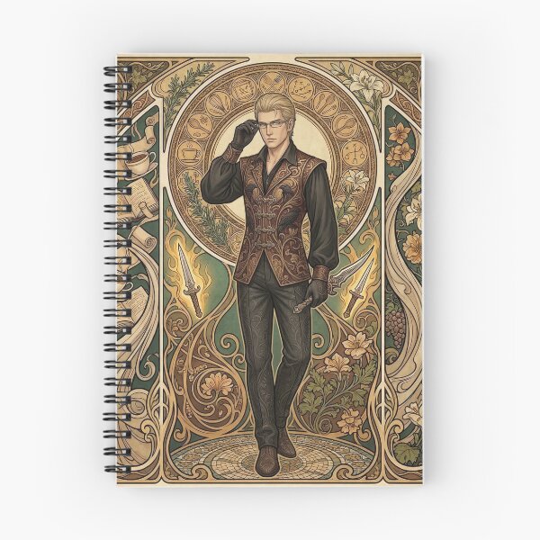 Item preview, Ignis in the style of Alphonse Mucha designed and sold by Solace Sparkles.