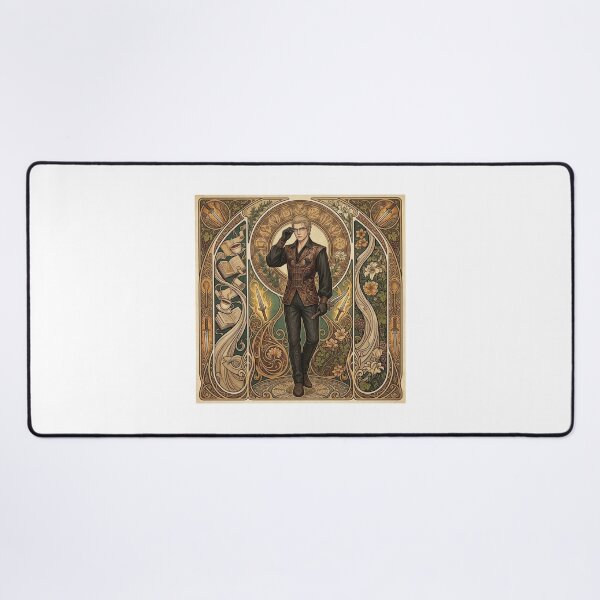 Item preview, Ignis in the style of Alphonse Mucha designed and sold by Solace Sparkles.