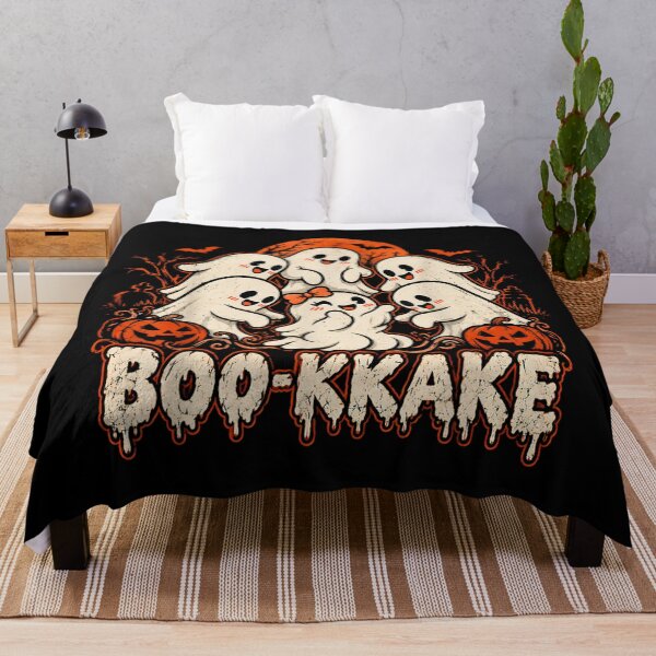Item preview, Boo-kkake Japanese Ghost Funny Halloween Vintage designed and sold by HenikaPonko.