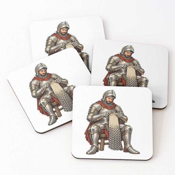 Item preview, Knight Knitting a Chainmail Scarf designed and sold by Philippa Shop.