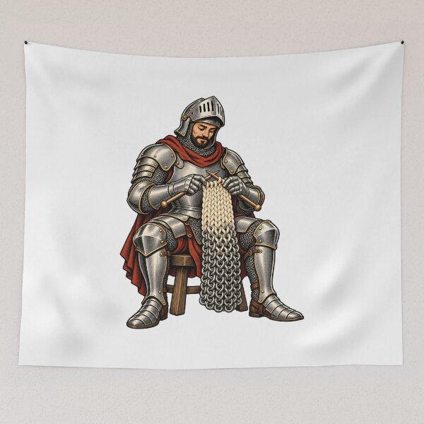 Item preview, Knight Knitting a Chainmail Scarf designed and sold by Philippa Shop.