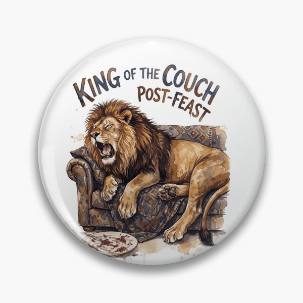 Item preview, King Of The Couch designed and sold by Tiffany Roy.