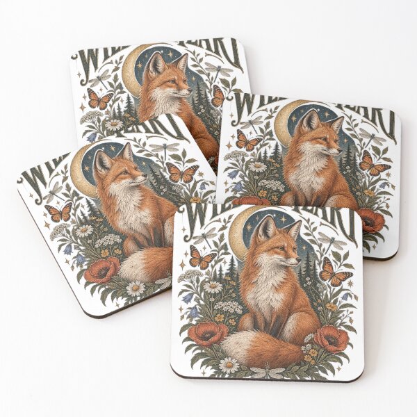 Item preview, Wild at Heart – Vintage Fox Forest Cottagecore Nature designed and sold by DMQ-Designs.
