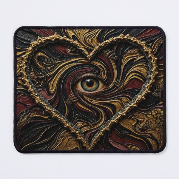Item preview, The All-Seeing Heart: Surreal Dark Aesthetic Art designed and sold by Breezes-of-Ida.