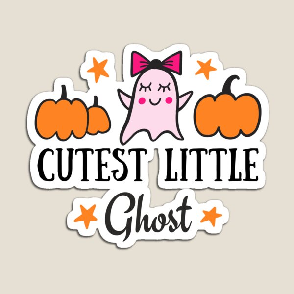 Item preview, Cutest Little Ghost Pink Bow Cute Halloween Art designed and sold by CreativeCrest.