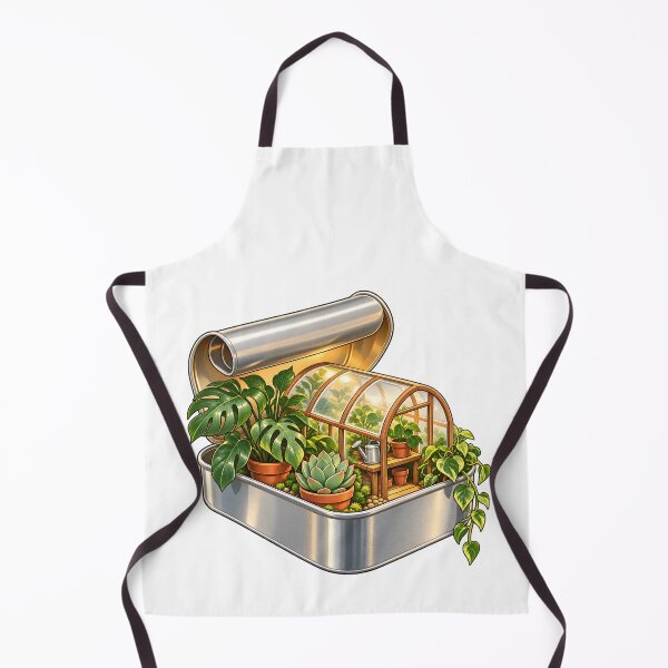 Item preview, Upcycled Tin Miniature Greenhouse Diorama designed and sold by Philippa Shop.