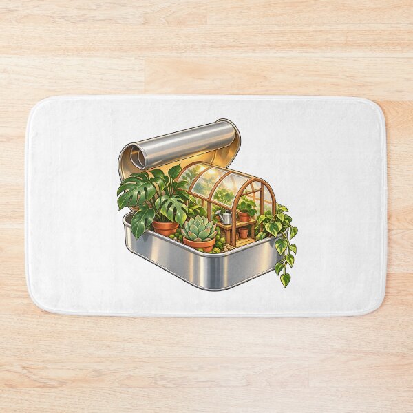 Item preview, Upcycled Tin Miniature Greenhouse Diorama designed and sold by Philippa Shop.