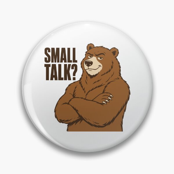 Item preview, Small Talk Grizzly designed and sold by AlyxoGer✅.