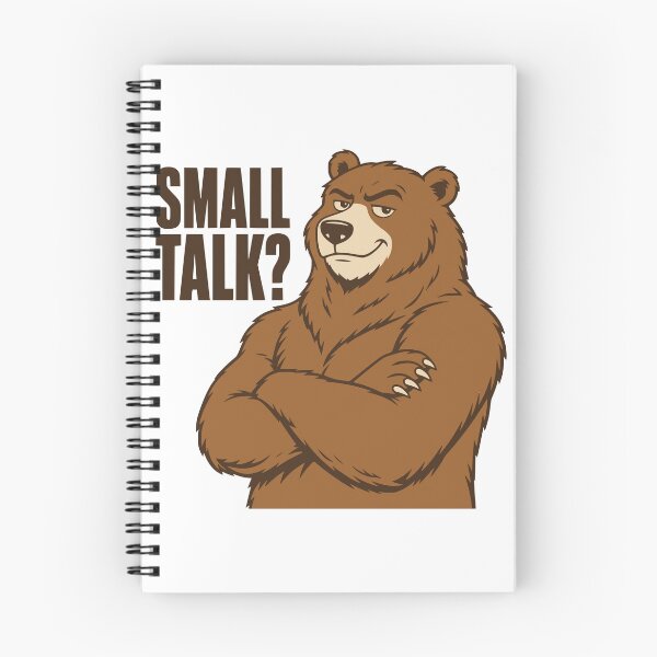 Item preview, Small Talk Grizzly designed and sold by AlyxoGer✅.