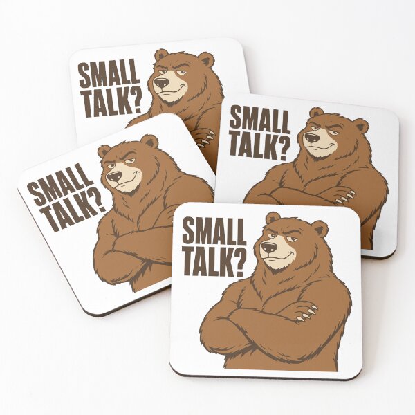 Item preview, Small Talk Grizzly designed and sold by AlyxoGer✅.