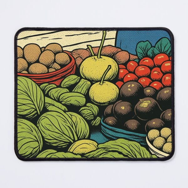 Item preview, Vintage Farmers Market Vegetable Illustration designed and sold by BlueBerry45.