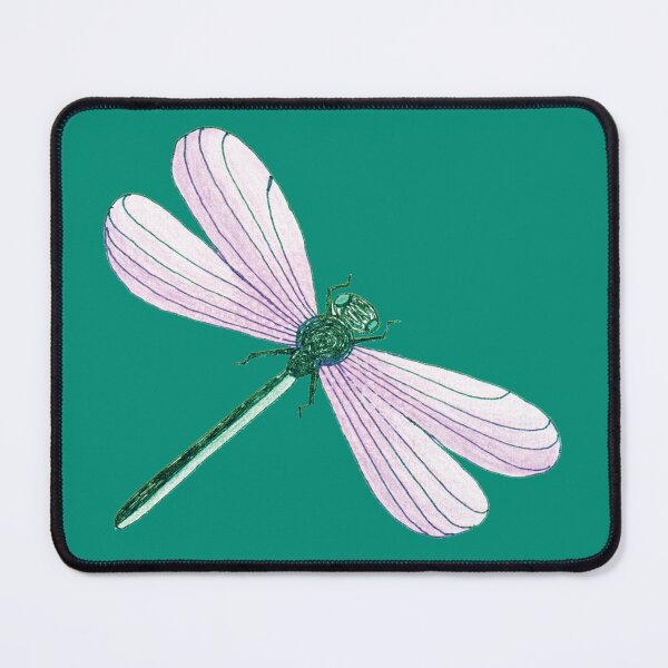 Item preview, Vintage Botanical Dragonfly Illustration in Lavender and Green designed and sold by Ihor Ivanov.