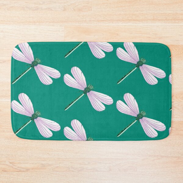 Item preview, Vintage Botanical Dragonfly Illustration in Lavender and Green designed and sold by Ihor Ivanov.