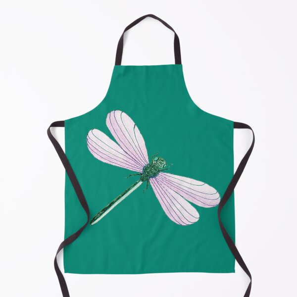 Item preview, Vintage Botanical Dragonfly Illustration in Lavender and Green designed and sold by Ihor Ivanov.