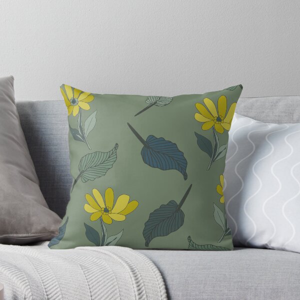 Item preview, Meadow Ember Botanical Floral Pattern designed and sold by Kraalikaa.