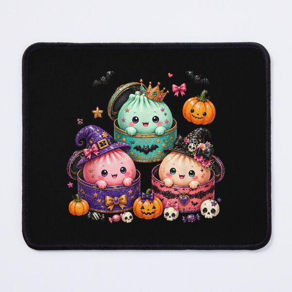 Item preview, Squishy Dumpling Halloween Cute Squishies Kawaii Girls Kids designed and sold by HenikaPonko.