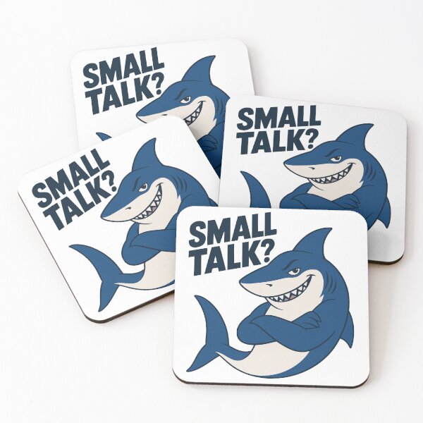 Item preview, Small Talk Shark designed and sold by AlyxoGer✅.