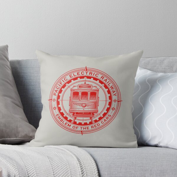 Item preview, Pacific Electric Railway Red Cars Vintage Los Angeles Transit Crest designed and sold by KiwiRider.