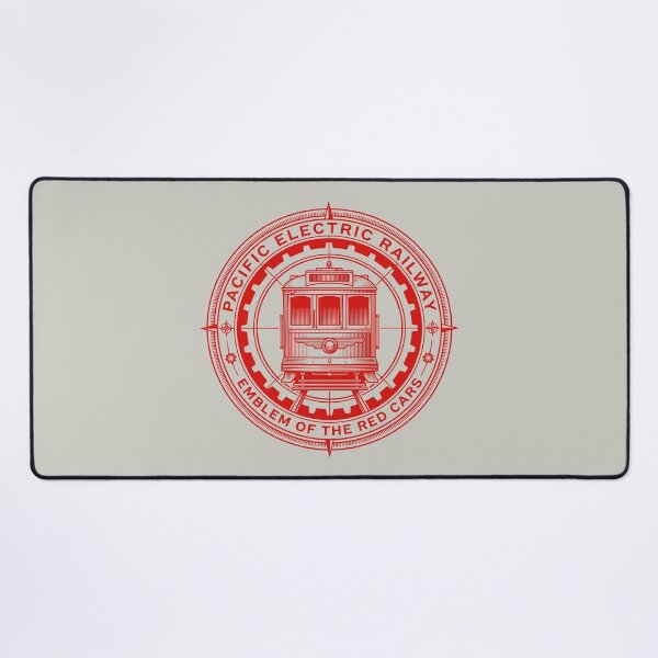 Item preview, Pacific Electric Railway Red Cars Vintage Los Angeles Transit Crest designed and sold by KiwiRider.