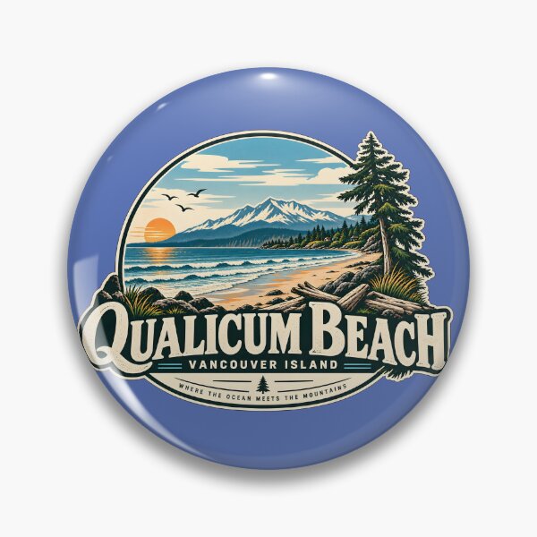 Item preview, Qualicum Beach Vancouver Island Vintage Coastal designed and sold by MR-HOOBY.
