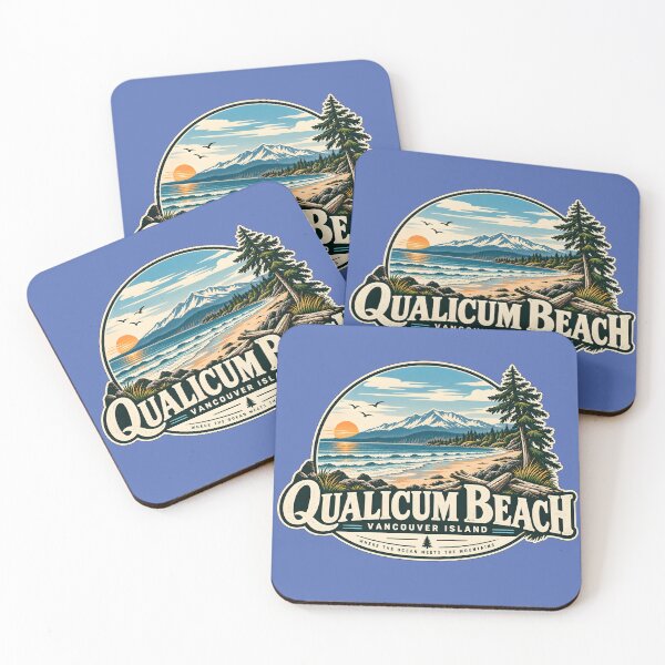 Item preview, Qualicum Beach Vancouver Island Vintage Coastal designed and sold by MR-HOOBY.