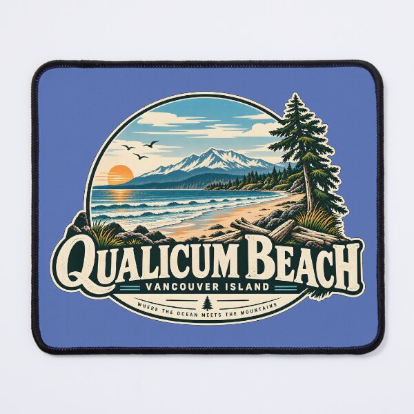 Item preview, Qualicum Beach Vancouver Island Vintage Coastal designed and sold by MR-HOOBY.
