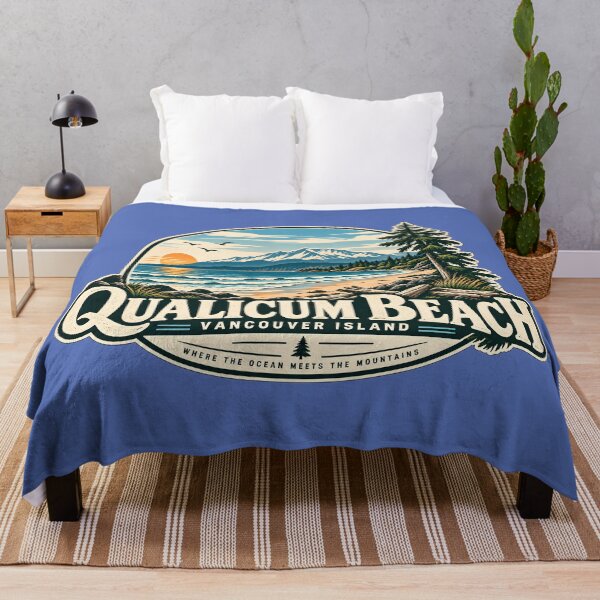 Item preview, Qualicum Beach Vancouver Island Vintage Coastal designed and sold by MR-HOOBY.