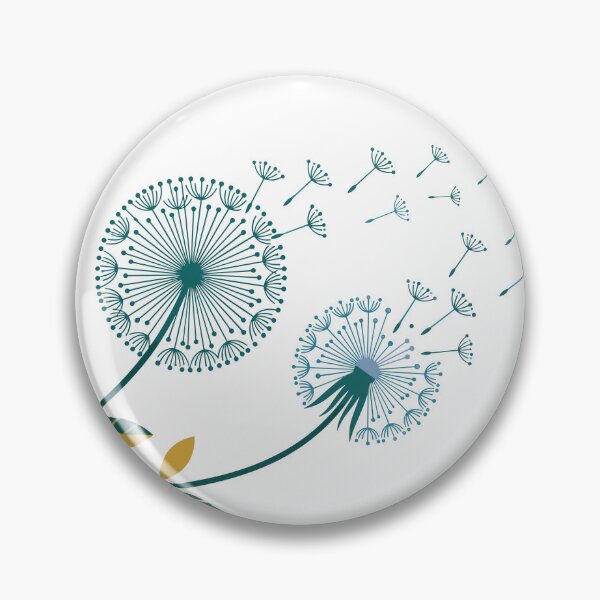 Item preview,  Minimalist Abstract Dandelion Illustration with Blowing Seeds designed and sold by ElegantOutlines.