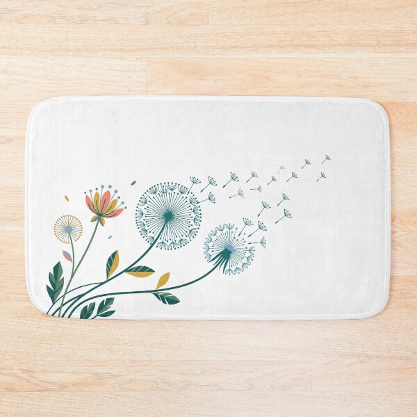Item preview,  Minimalist Abstract Dandelion Illustration with Blowing Seeds designed and sold by ElegantOutlines.