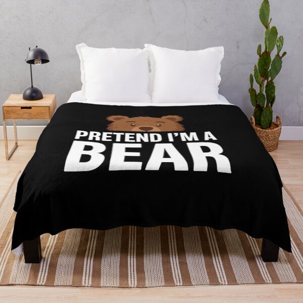 Item preview, Pretend I'm A Bear - Funny Lazy Halloween Costume designed and sold by InkImagination1.