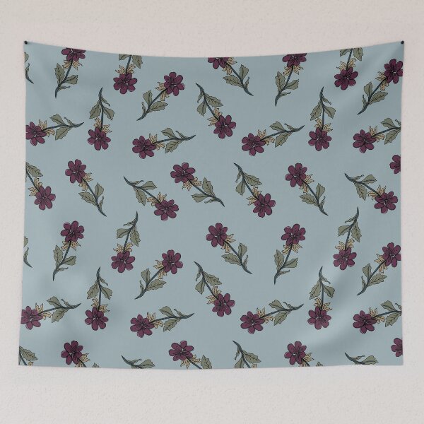 Item preview, Muted Plum Bloom Floral Pattern designed and sold by Kraalikaa.