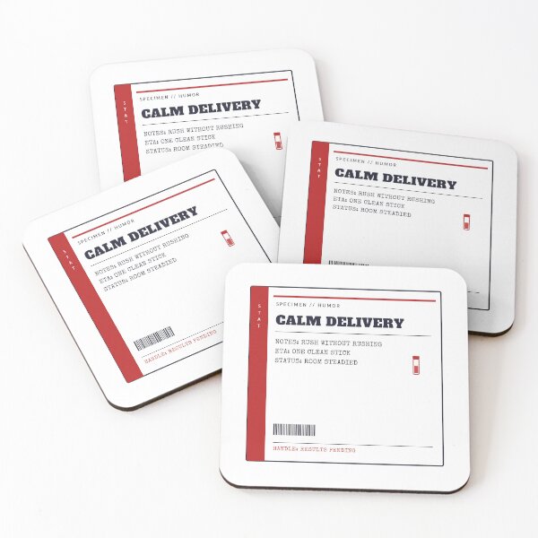 Item preview, Calm Delivery Funny Phlebotomy Specimen Label Shirt designed and sold by PixelFour.