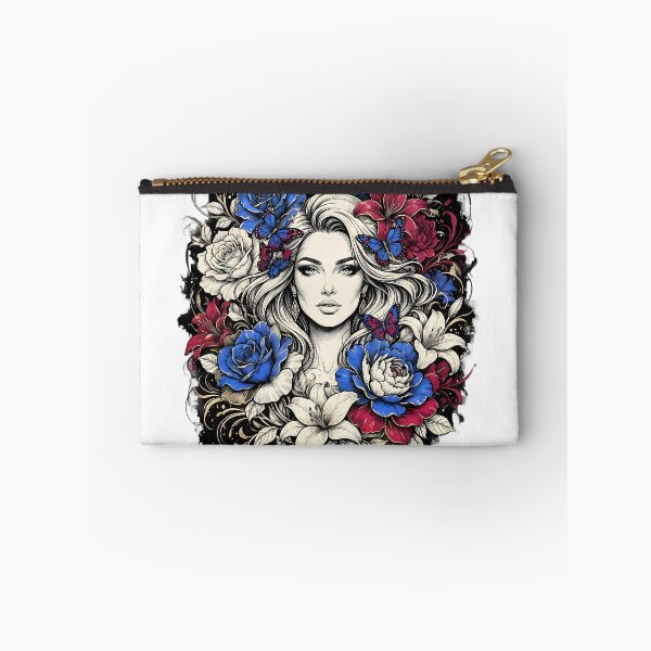 Item preview, Floral Goddess - Blue Roses, Lilies  designed and sold by SupernovaNote.