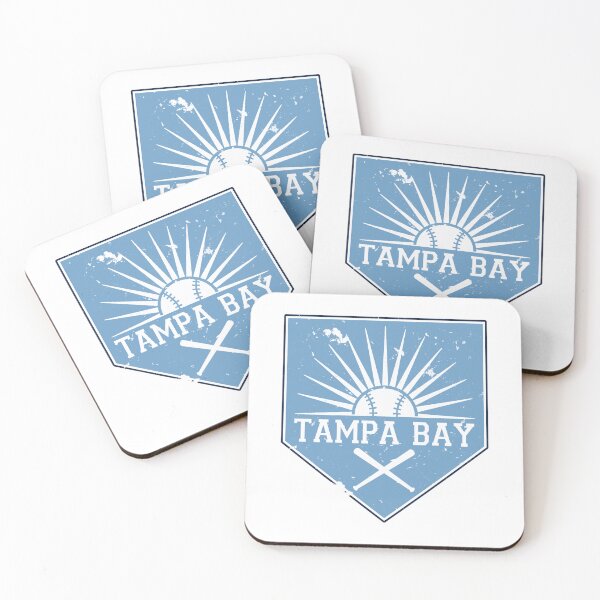 Item preview, Tampa Bay Baseball Sunrise Shield Crossed Bats designed and sold by MASMUS27.