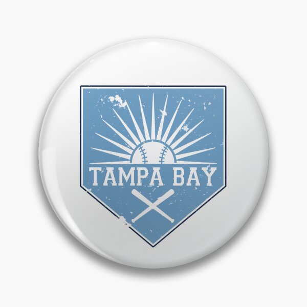 Item preview, Tampa Bay Baseball Sunrise Shield Crossed Bats designed and sold by MASMUS27.