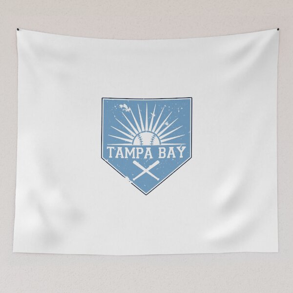 Item preview, Tampa Bay Baseball Sunrise Shield Crossed Bats designed and sold by MASMUS27.