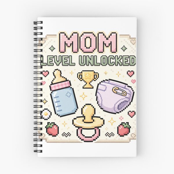 Item preview, Mom Level Unlocked designed and sold by Xeneros.