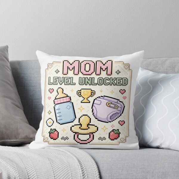 Item preview, Mom Level Unlocked designed and sold by Xeneros.