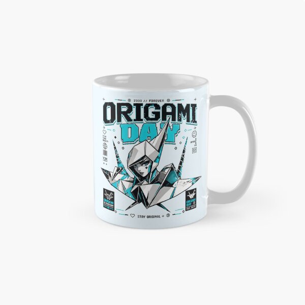 Item preview, Cyberpunk Anime Crane Origami Day Y2K Streetwear designed and sold by CloudyCatArt.