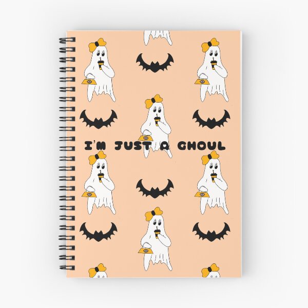 Item preview, Halloween  “I’M JUST A GHOUL” Seamless Pattern designed and sold by ReinaArte.