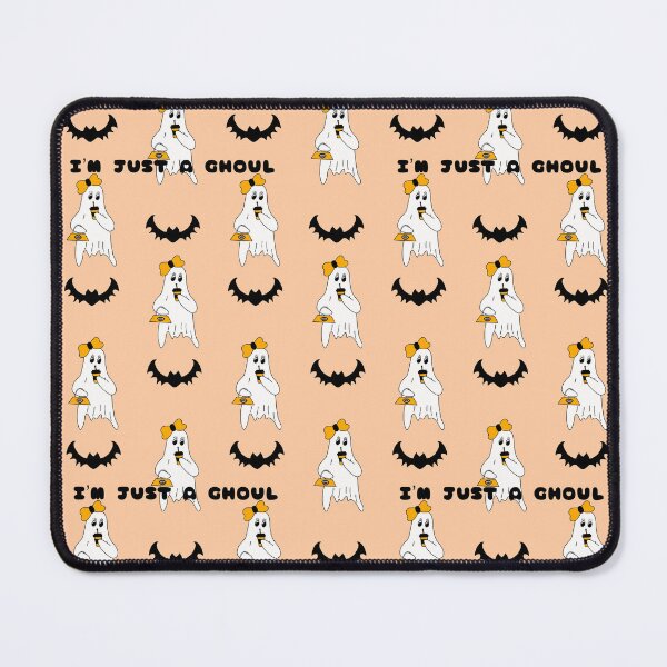 Item preview, Halloween “I’M JUST A GHOUL” Seamless Pattern designed and sold by ReinaArte.