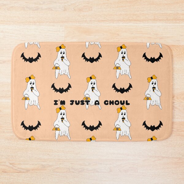 Item preview, Halloween  “I’M JUST A GHOUL” Seamless Pattern designed and sold by ReinaArte.
