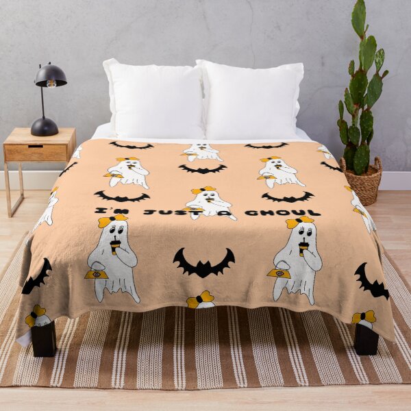 Item preview, Halloween  “I’M JUST A GHOUL” Seamless Pattern designed and sold by ReinaArte.