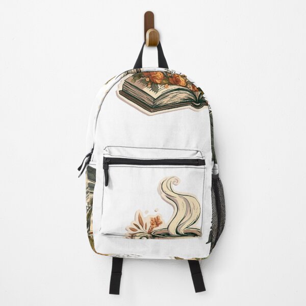 Item preview, Cozy Book Coffee Floral Reader Aesthetic designed and sold by NicolasGlowArt.